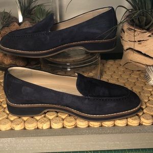 Cole Haan Blue Suede Loafers